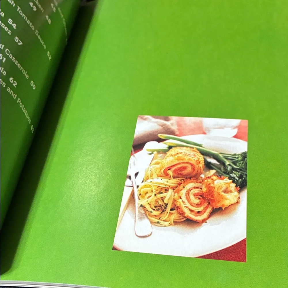 Healthy eating set of four vintage Colorful Cookbook Collection